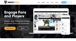 Desktop Screenshot of hockeyshift.com